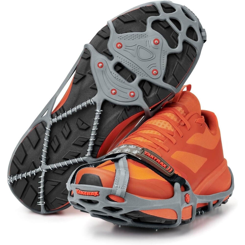 YakTrax Run Traction Device for Running on Snow or Ice Size US 10-14" Opened Box